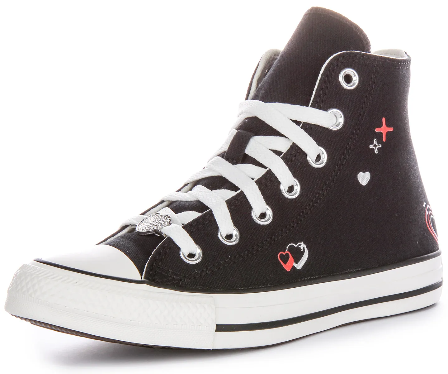 Converse All Stars 2K Heart A09116C In Black For Women Shoes Converse
