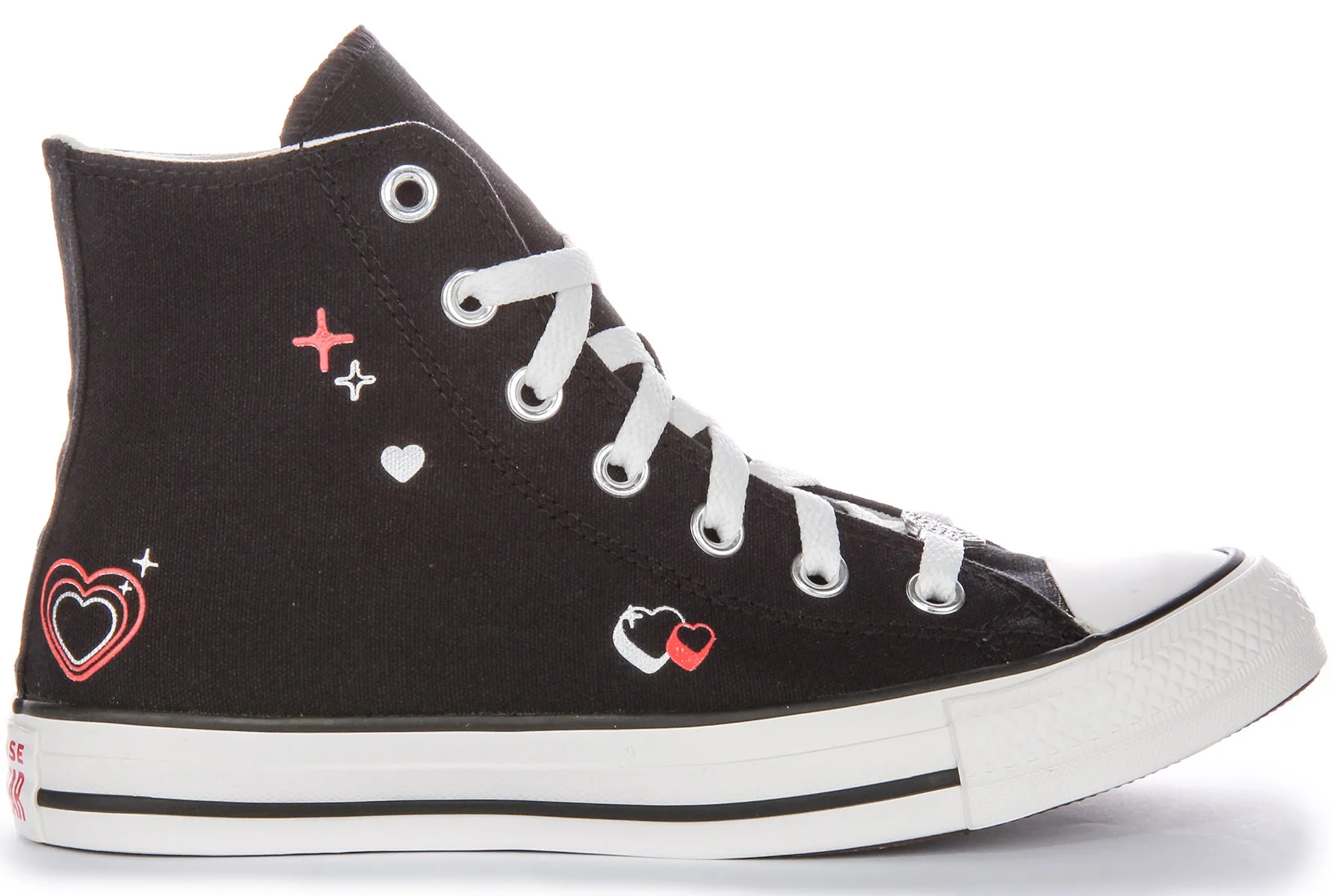 Converse All Stars 2K Heart A09116C In Black For Women Shoes Converse