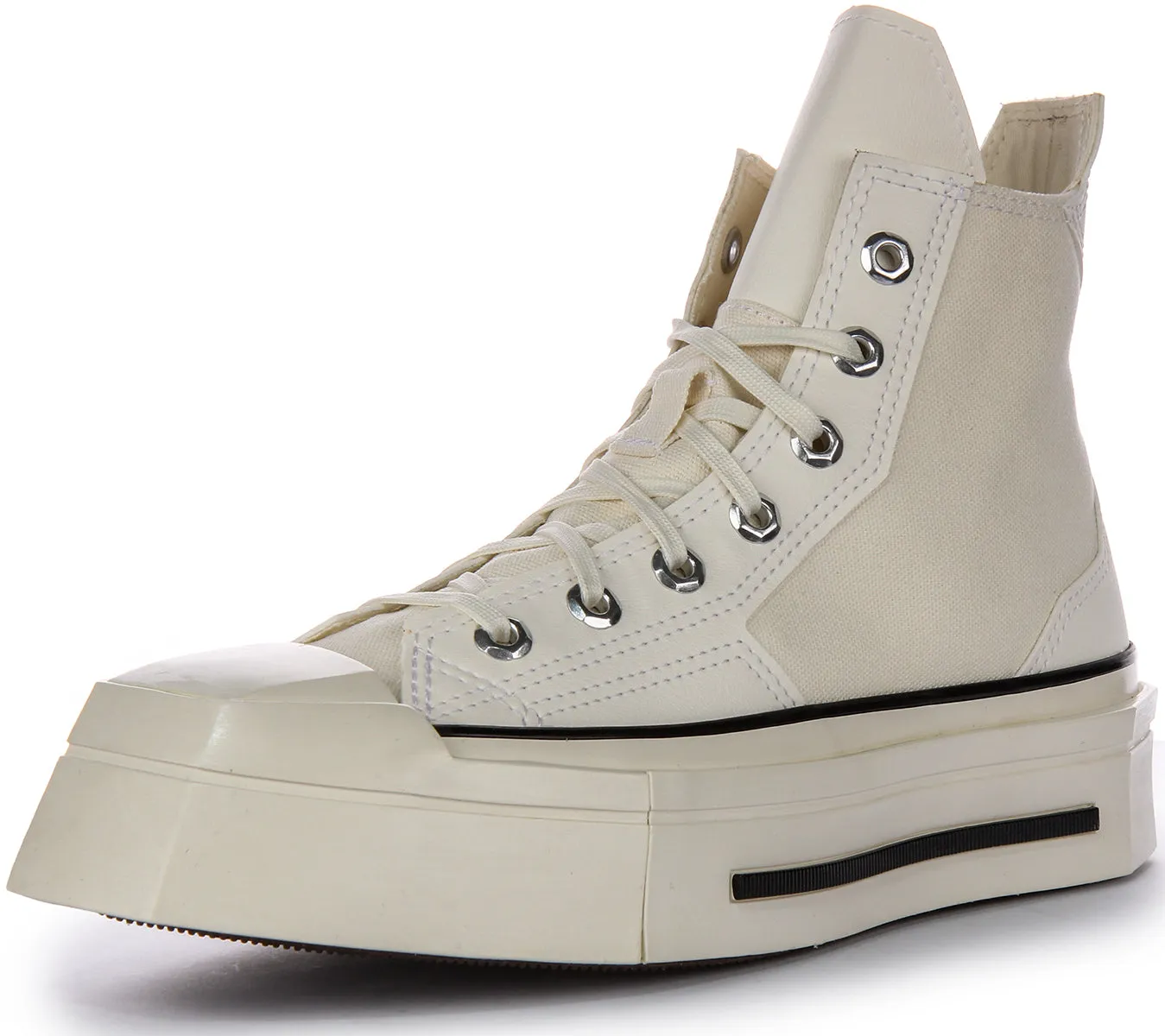 Converse Chuck 70 De Luxe A06436C Squared High In White Shoes Converse