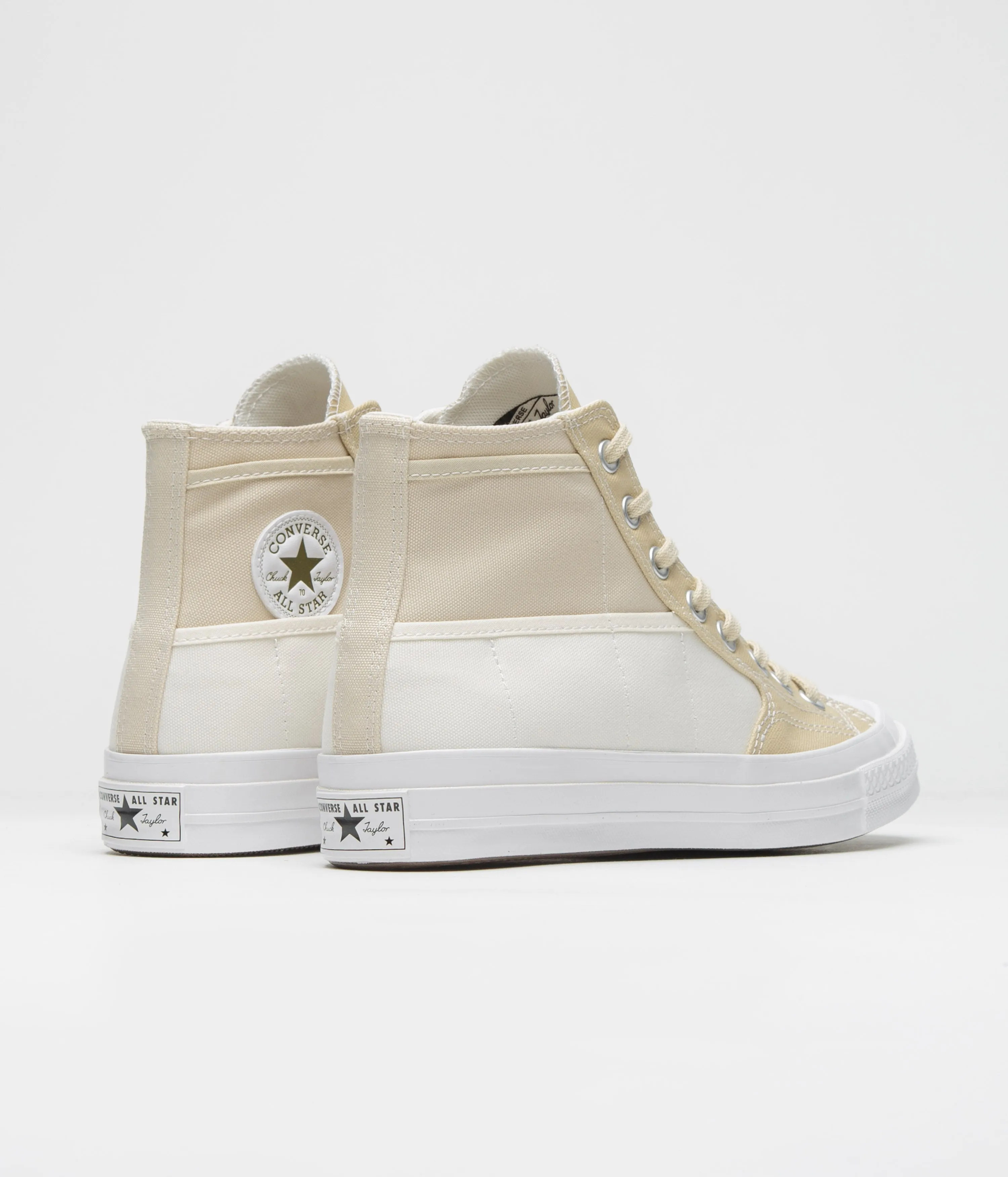 Converse Chuck 70 Hi Durable Neutrals Shoes - Egret / Miso Glaze / Forest Brew Converse Shoes