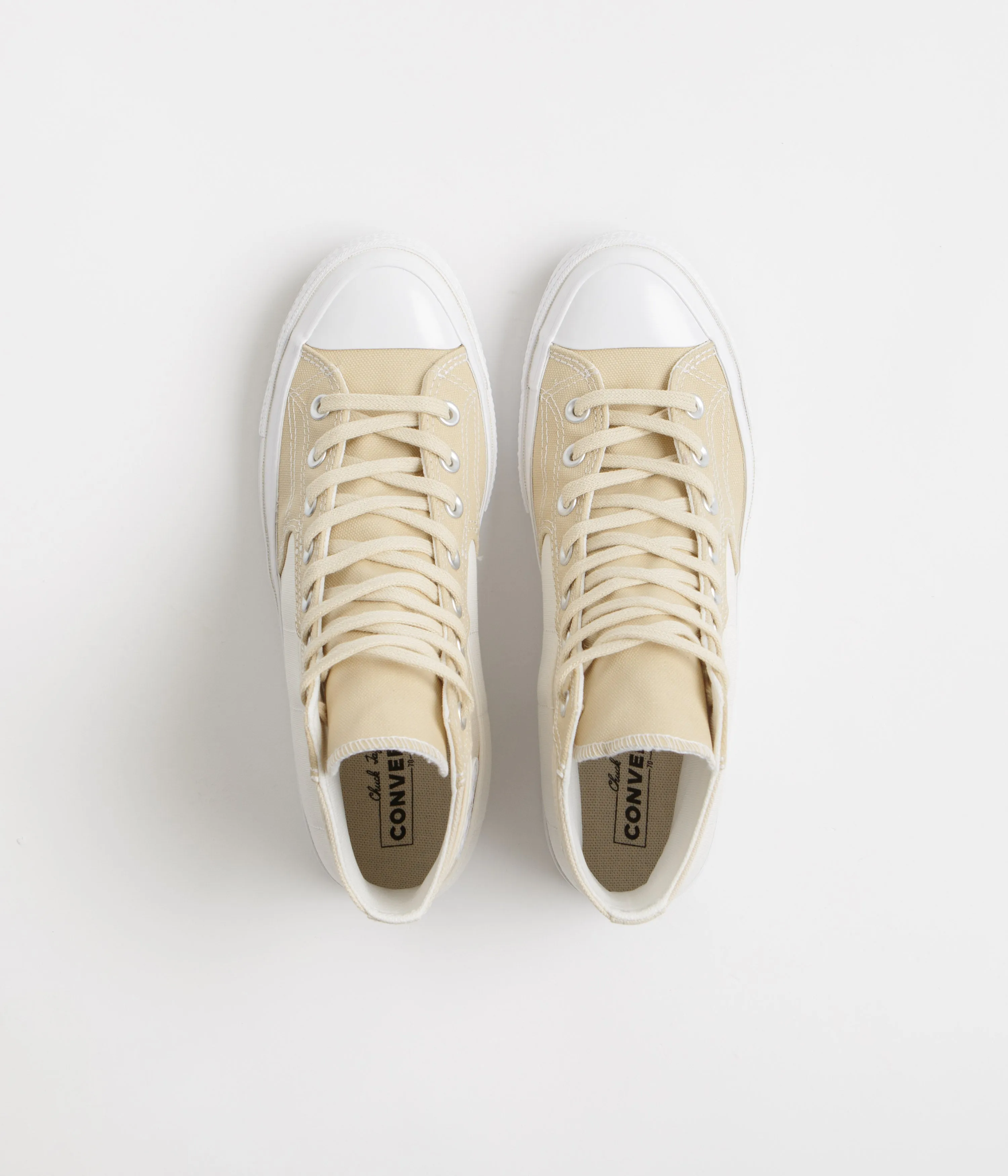 Converse Chuck 70 Hi Durable Neutrals Shoes - Egret / Miso Glaze / Forest Brew Converse Shoes