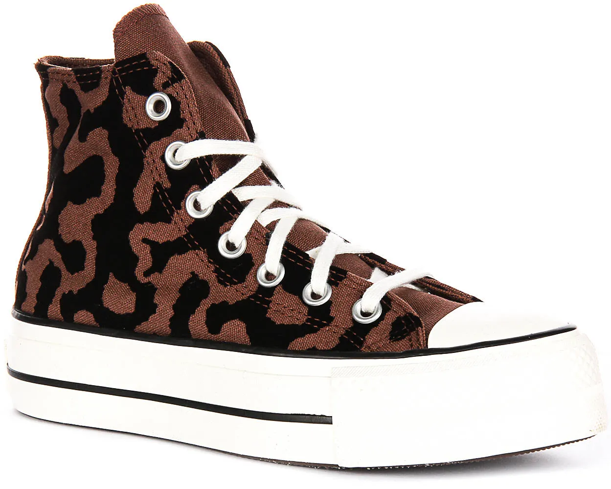 Converse Chuck 70 Leopard Remix A12351C In Brown Black Shoes Converse