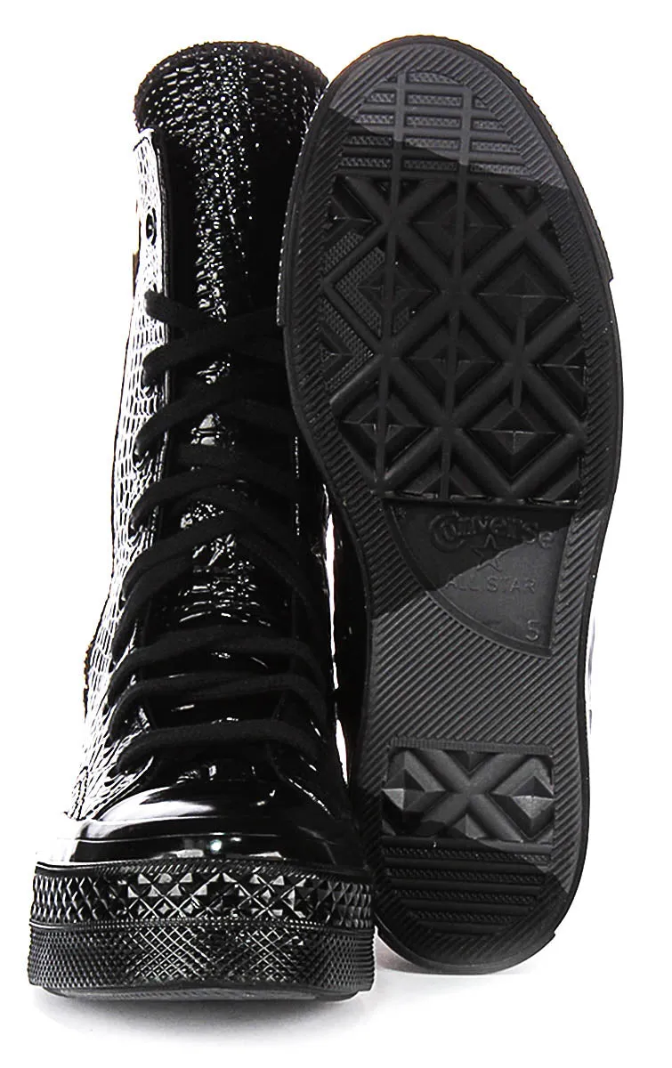 Converse Chuck 70 Plus XH A09381C In Black Croc Shoes Converse