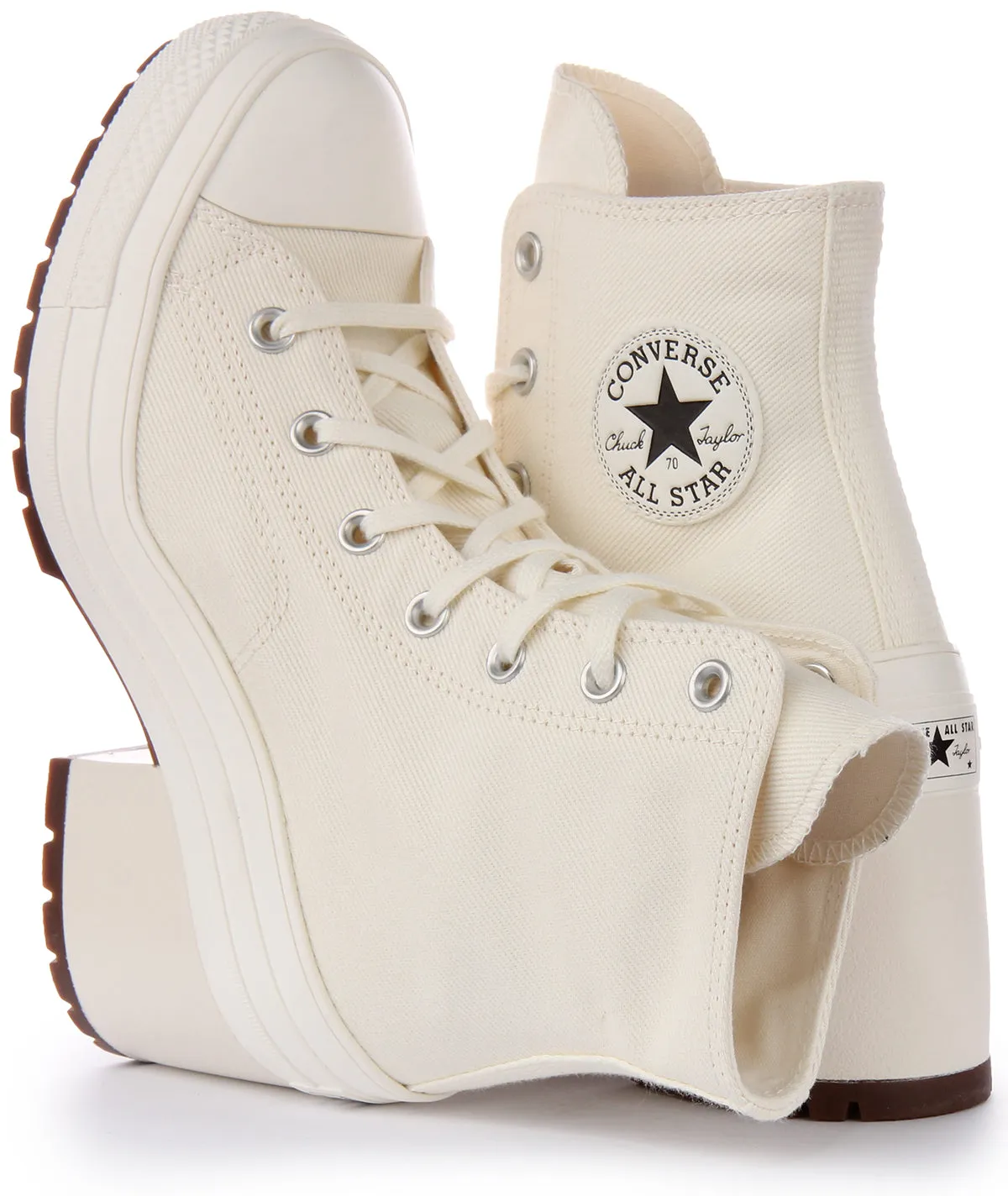 Converse Chuck 70s A05348C De Luxe Heel In White Shoes Converse