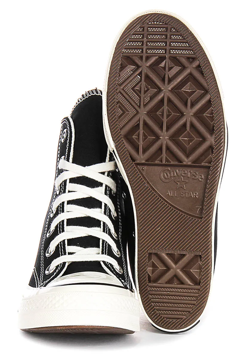 Converse Chuck 70s A12563C Wedge In Black White Platforms Shoes Converse
