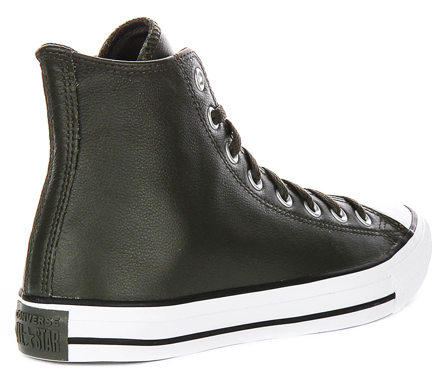 Converse Chuck Taylor A09481C High In Olive Green Leather Shoes Converse