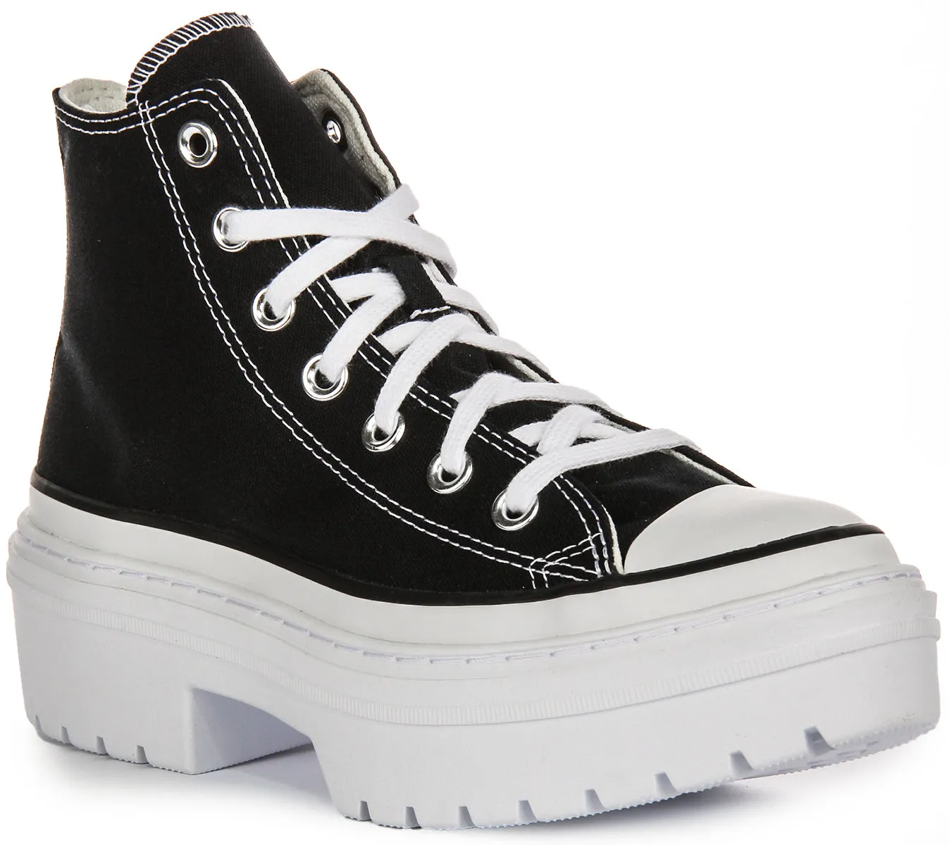 Converse Chuck Taylor Lugged Heel Platform A08258C In Black White Shoes Converse