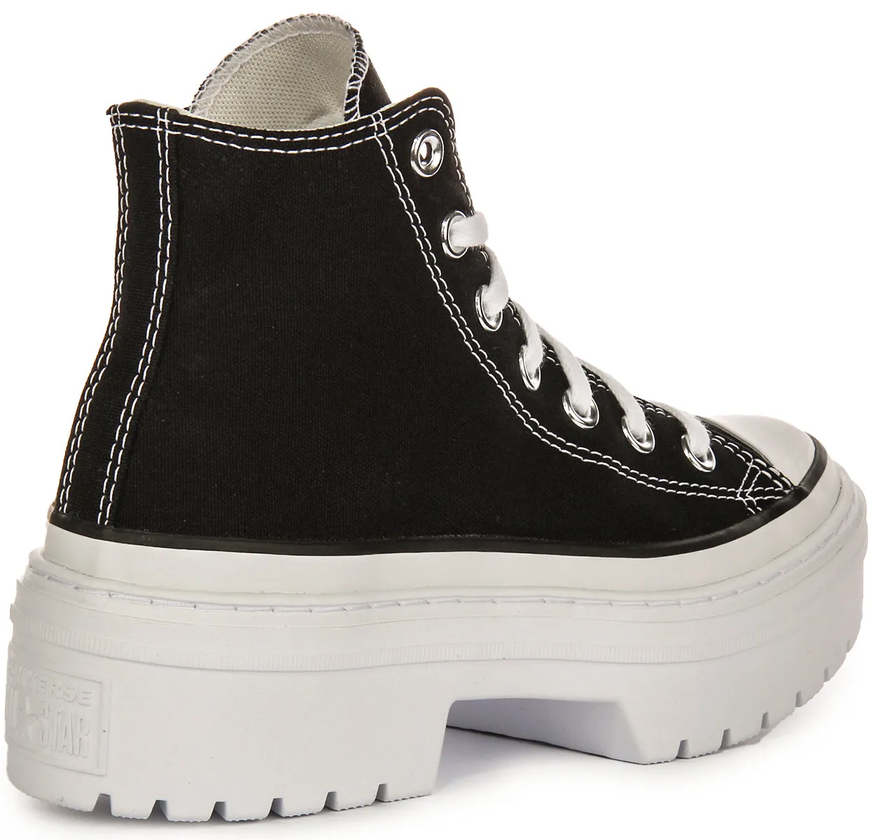 Converse Chuck Taylor Lugged Heel Platform A08258C In Black White Shoes Converse