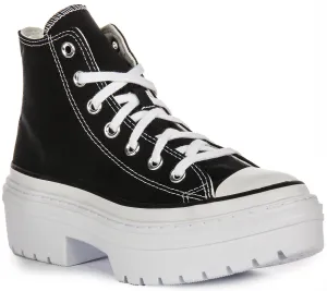 Converse Chuck Taylor Lugged Heel Platform A08258C In Black White Shoes Converse