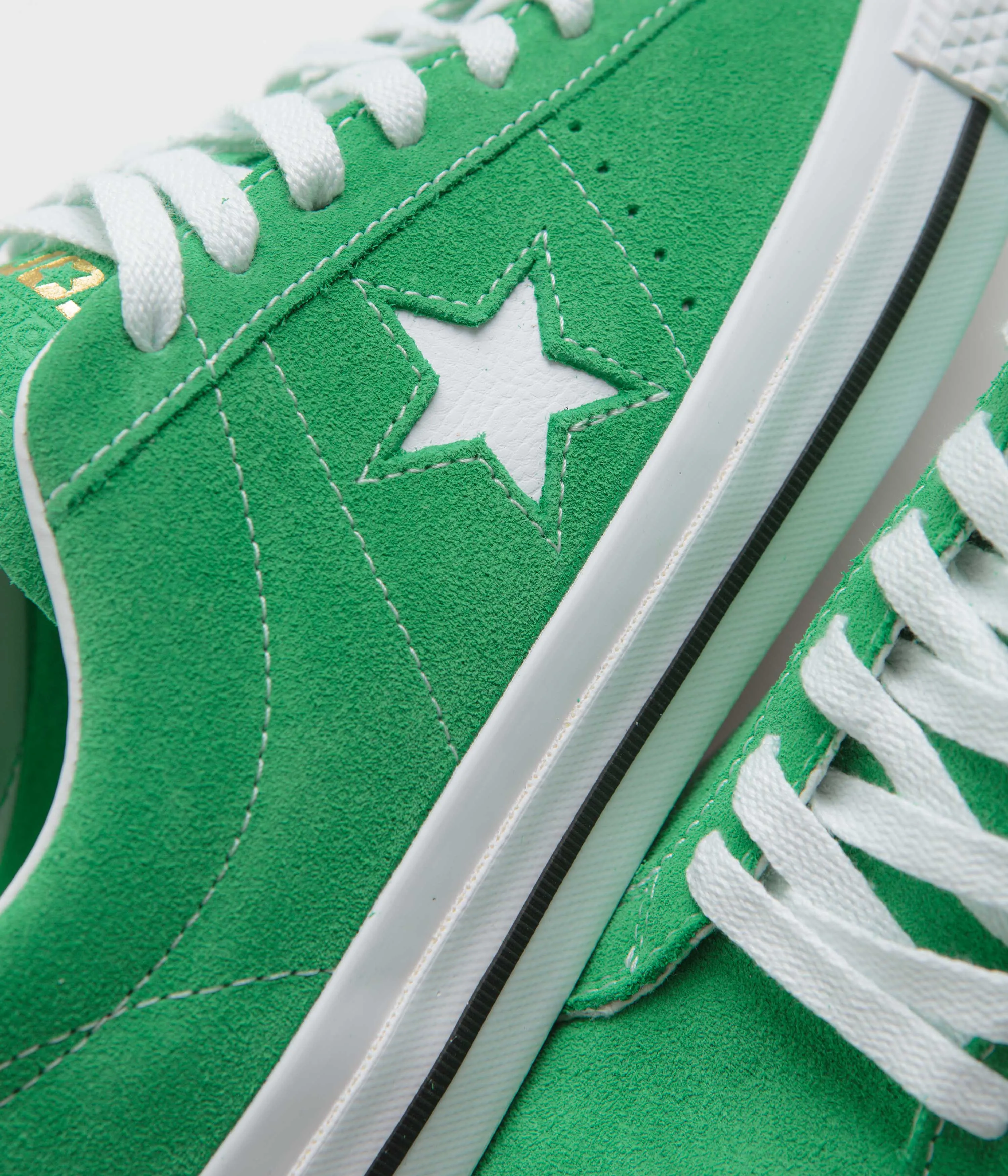 Converse Cons One Star Pro Ox Shoes - Apex Green / White / Black Converse Shoes