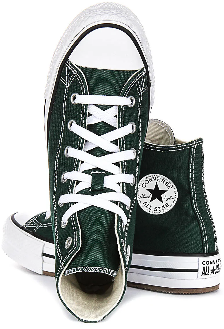 Converse CT All Star Eva Lift A09291C In Green For Junior Shoes Converse
