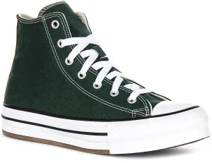 Converse CT All Star Eva Lift A09291C In Green For Junior Shoes Converse