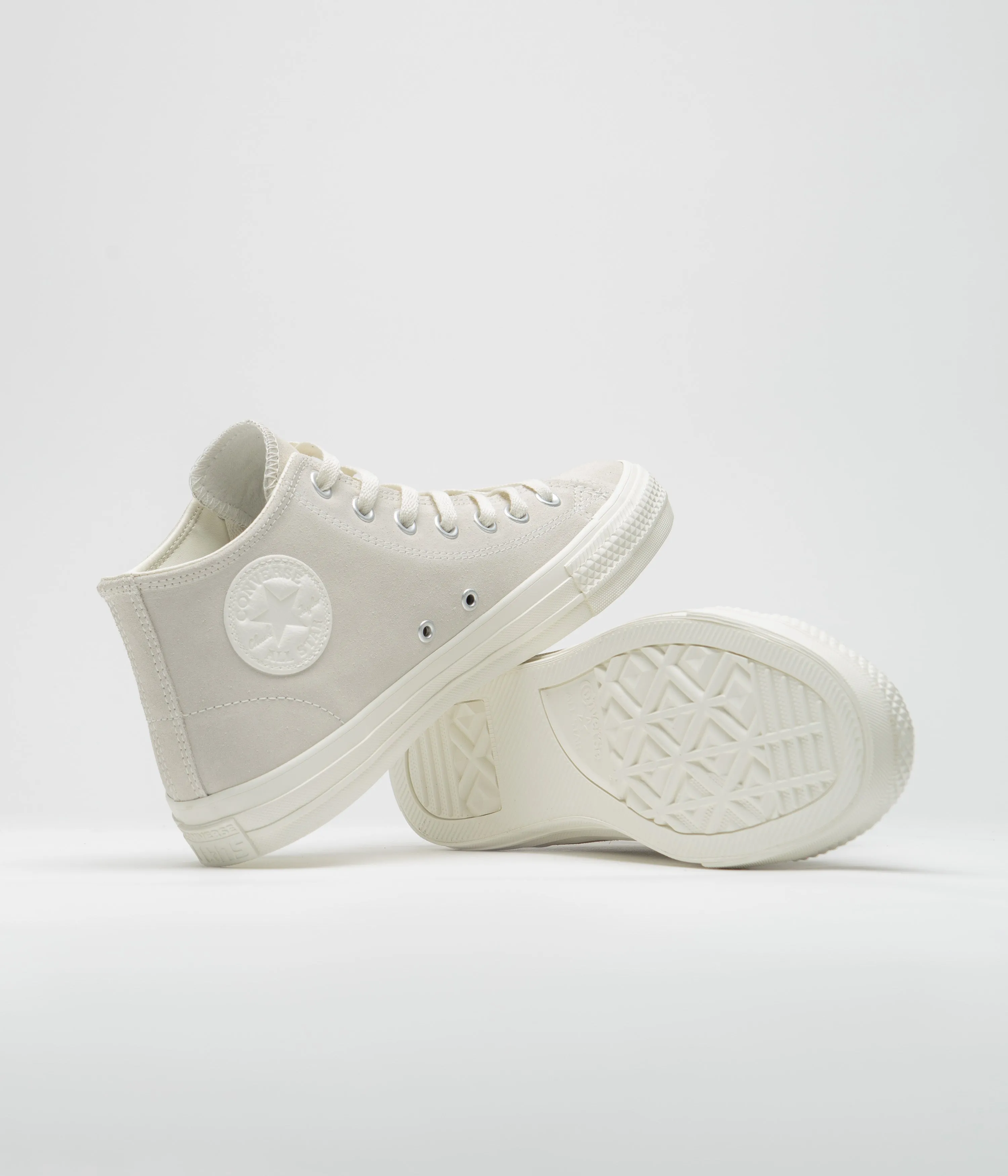 Converse CTAS Pro Mid Shoes - Egret / Egret / Egret Converse Shoes