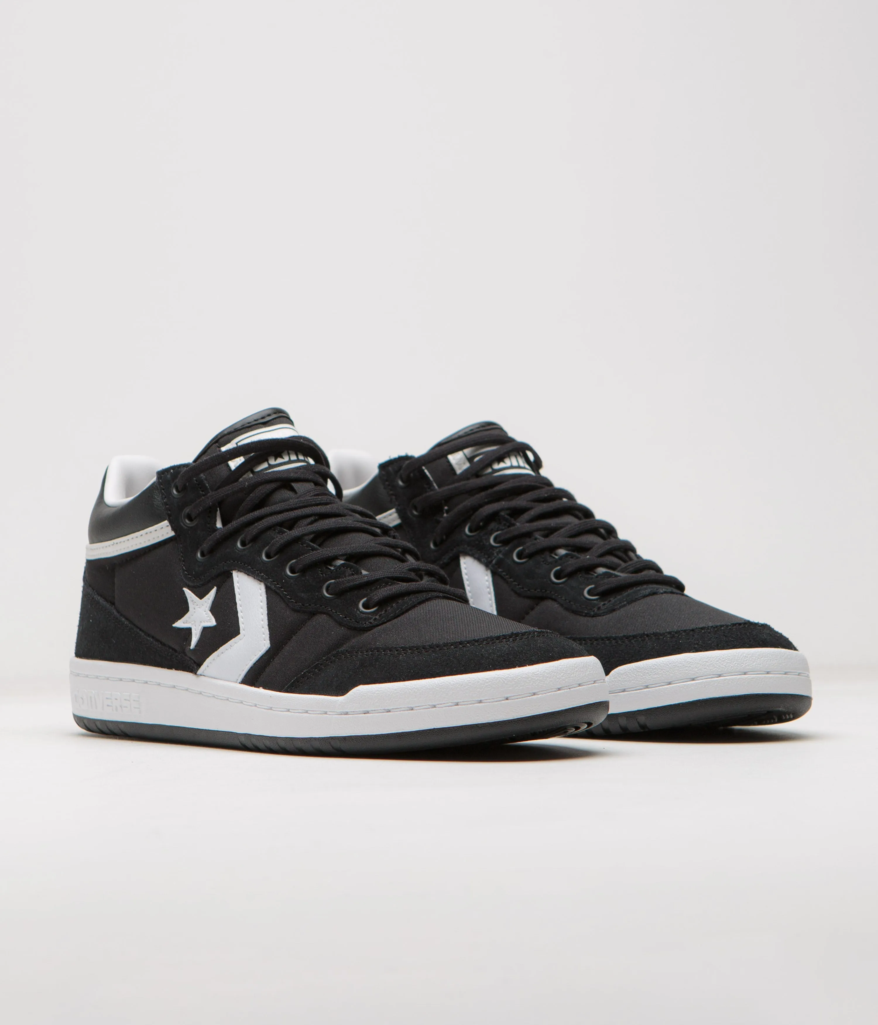 Converse Fastbreak Pro Mid Shoes - Black / White / Black Converse Shoes