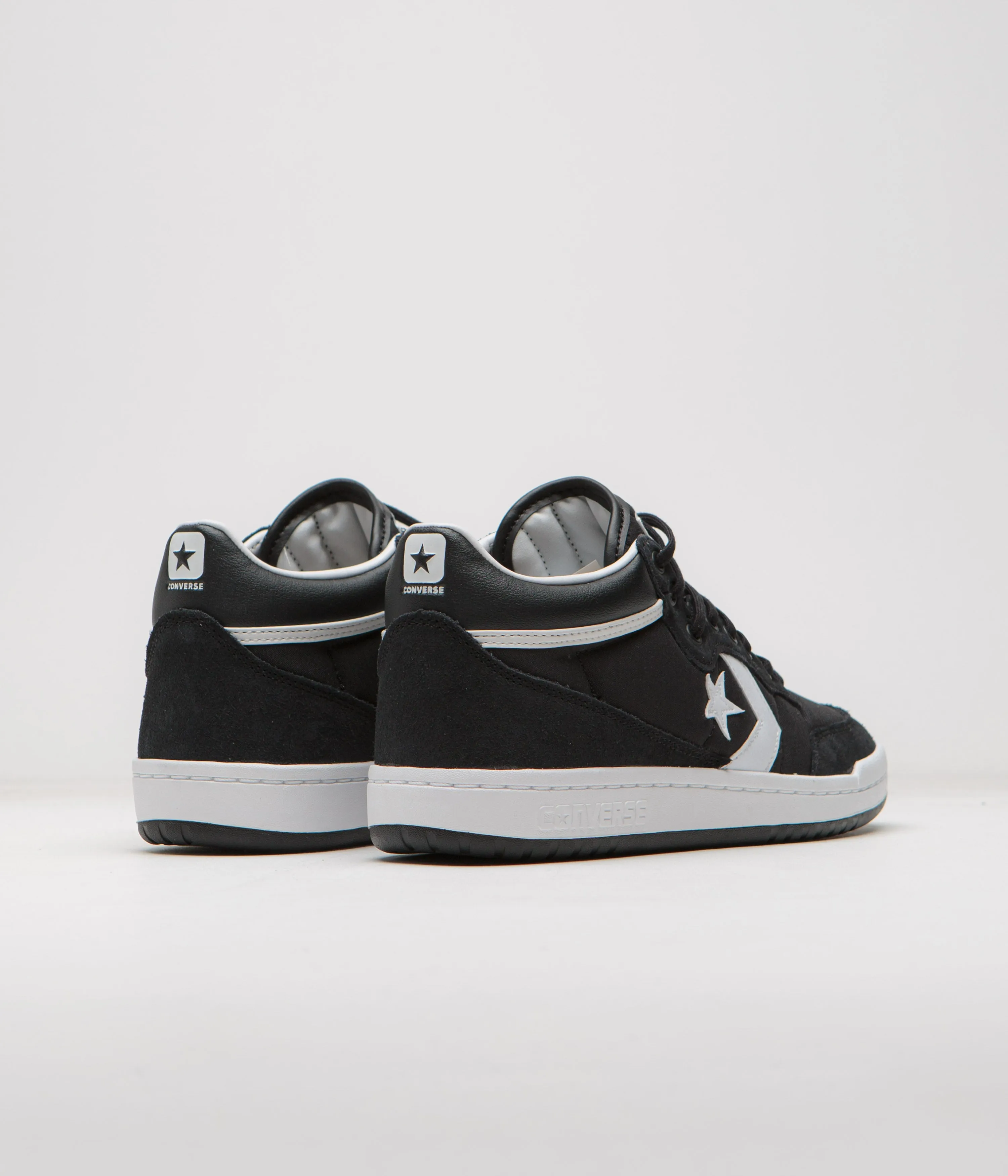 Converse Fastbreak Pro Mid Shoes - Black / White / Black Converse Shoes