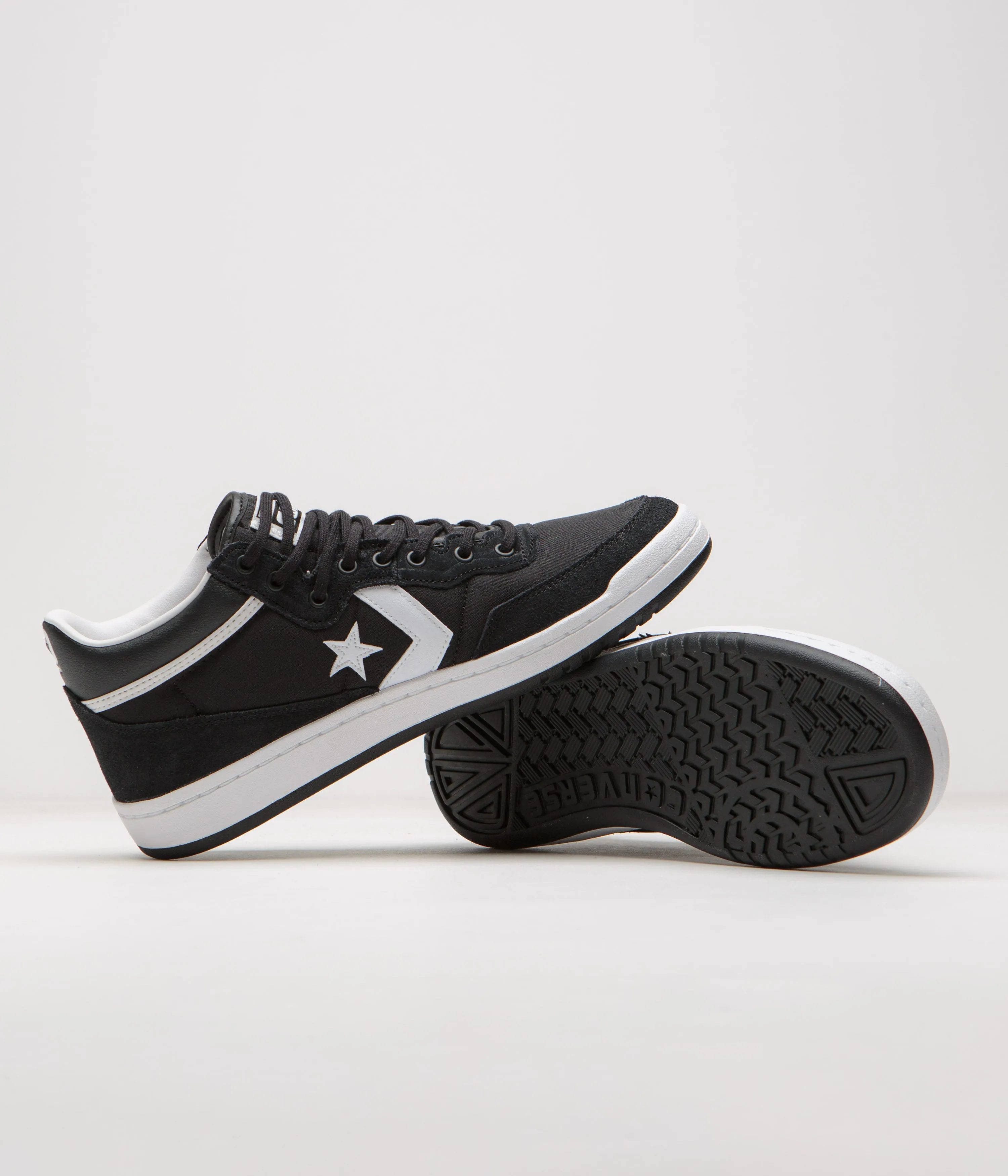 Converse Fastbreak Pro Mid Shoes - Black / White / Black Converse Shoes