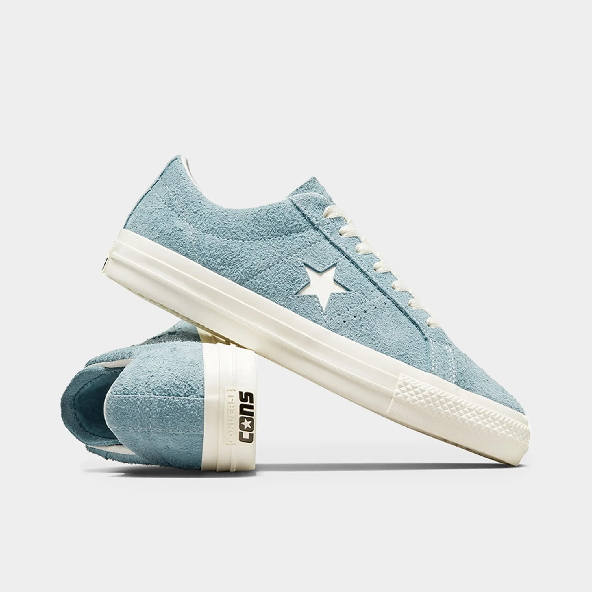 Converse One Star Pro Shaggy Suede Low Cocoon Blue Converse Shoes