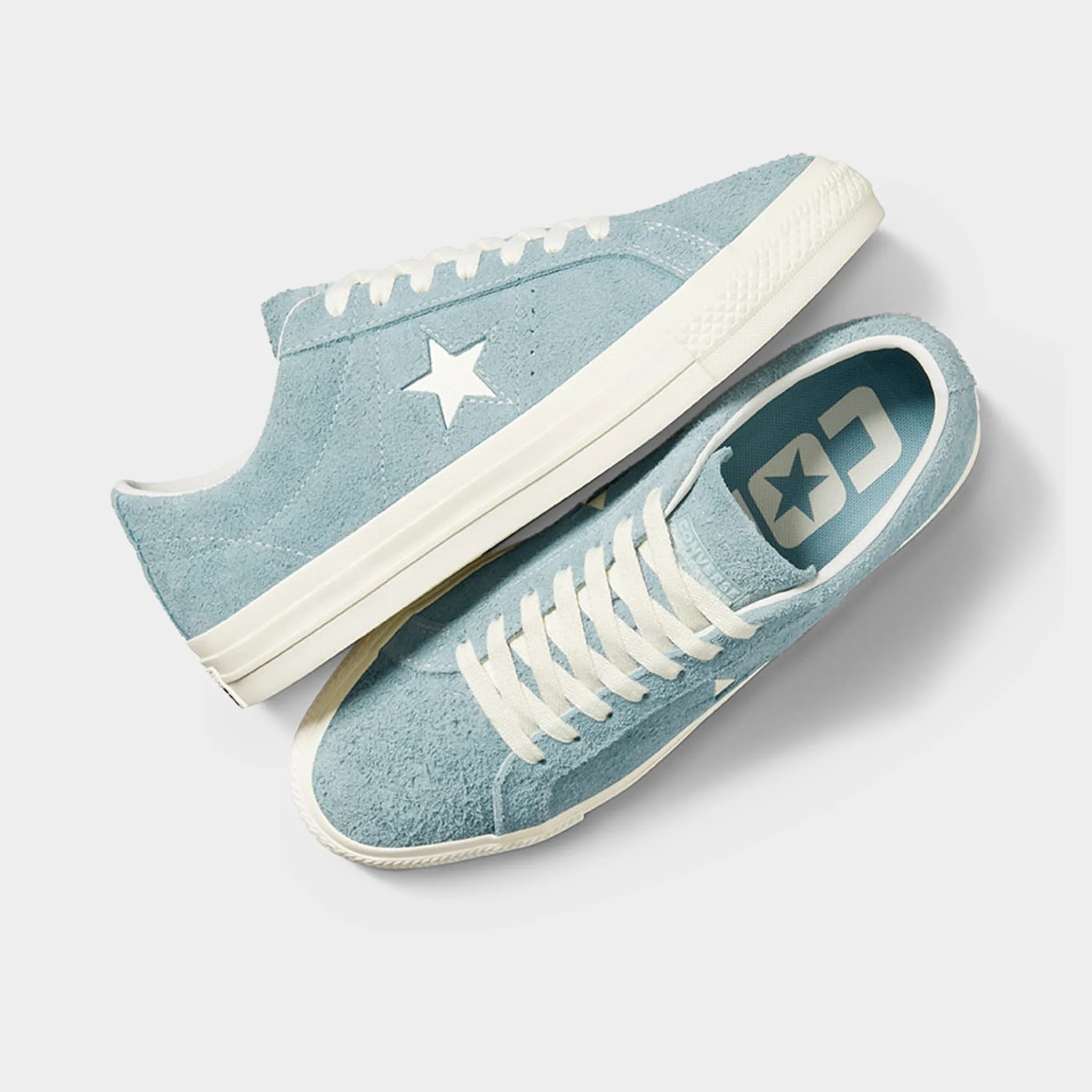 Converse One Star Pro Shaggy Suede Low Cocoon Blue Converse Shoes