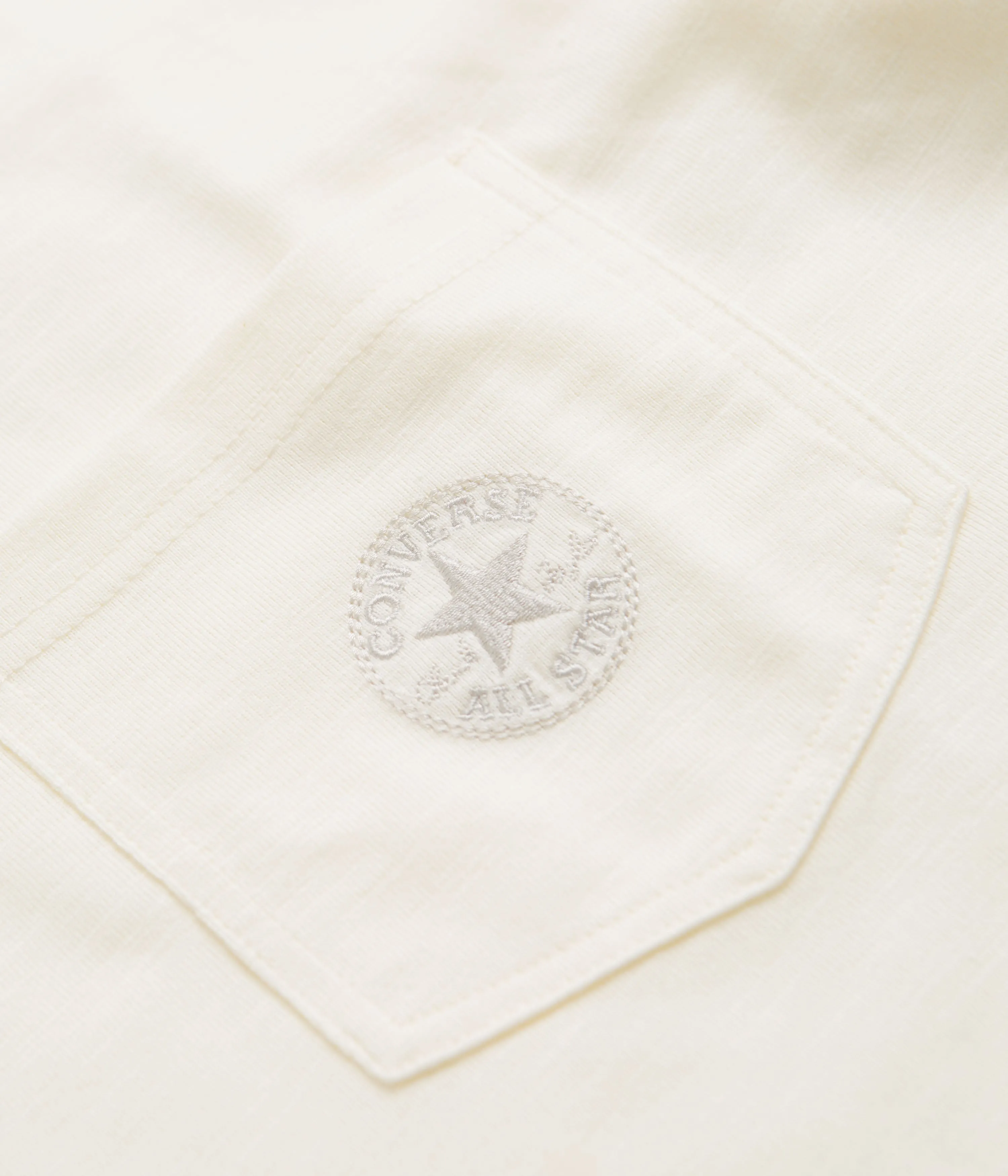 Converse Retro Pocket T-Shirt - Egret Converse Shoes