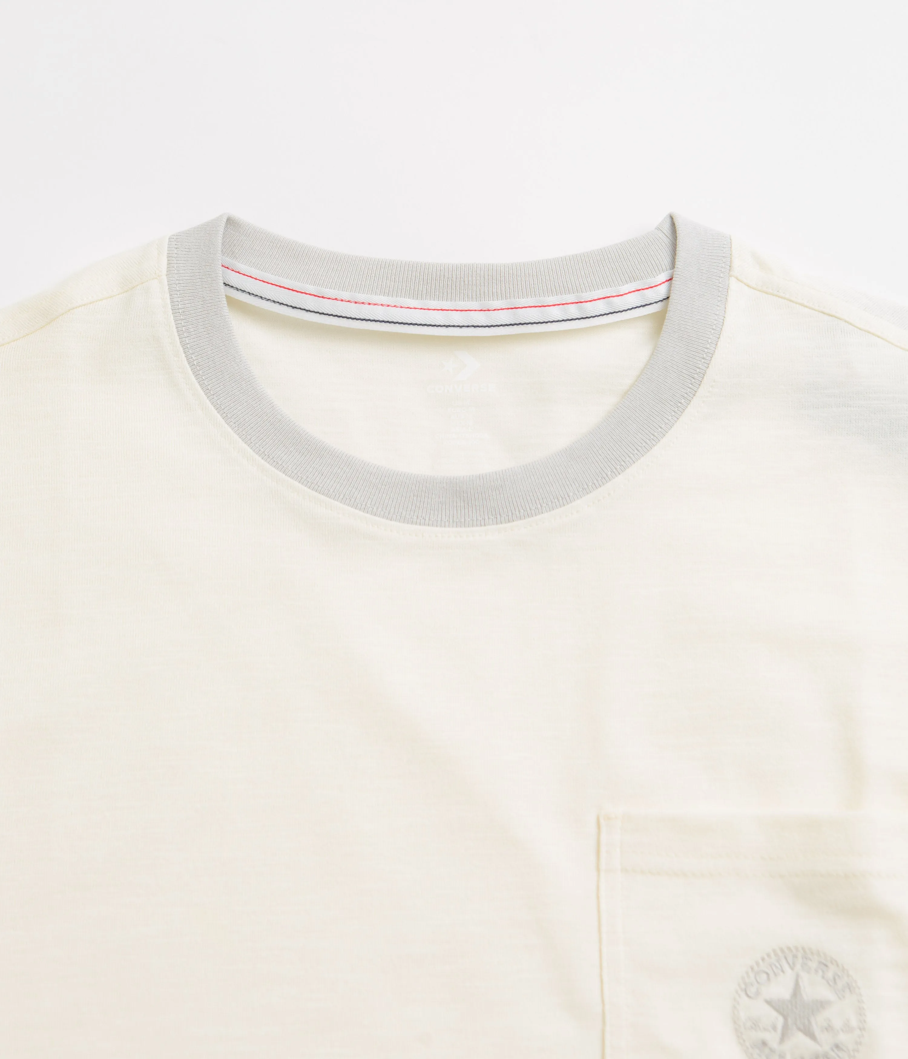 Converse Retro Pocket T-Shirt - Egret Converse Shoes