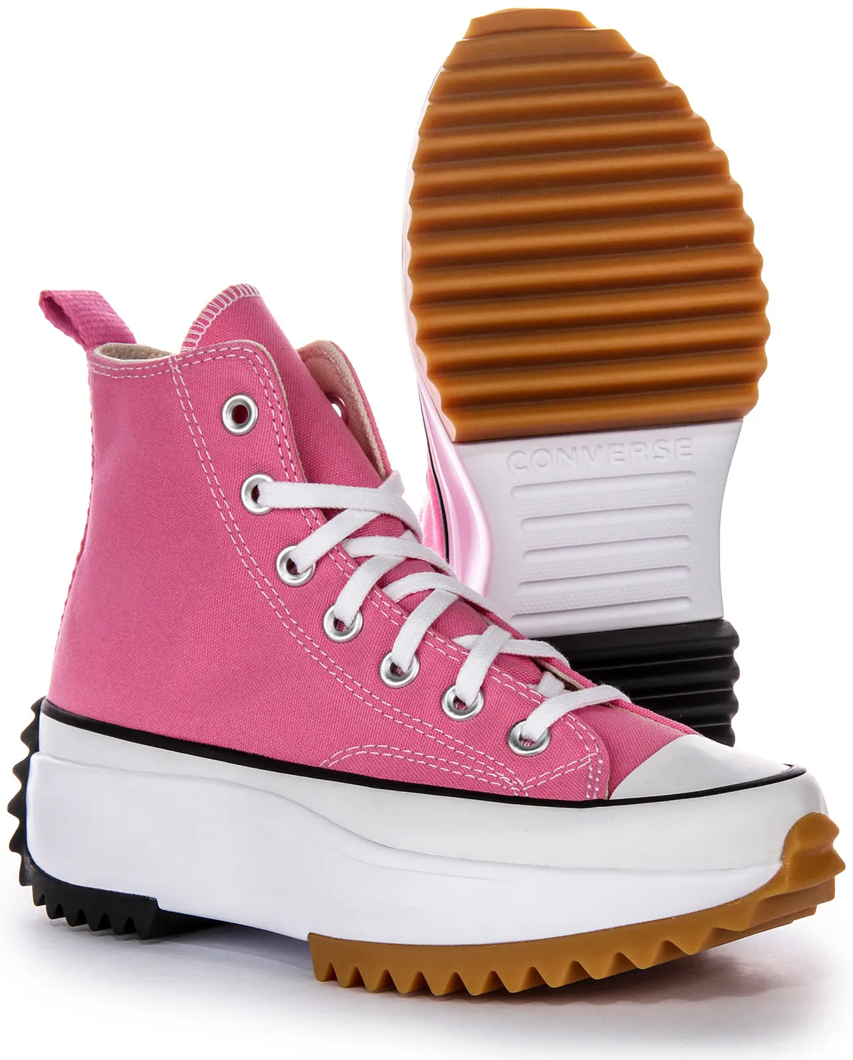 Converse Run Star Hike Hi A08735C In Pink Shoes Converse
