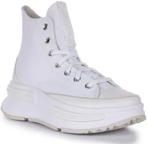 Converse Run Star Legacy CX A06021C In White Pink Blue Shoes Converse