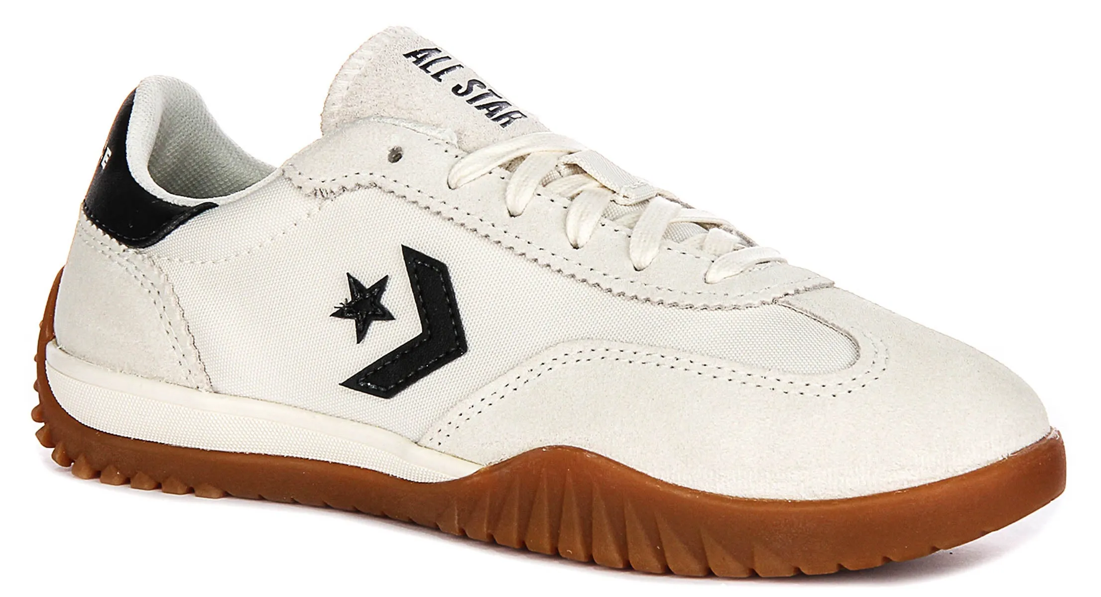 Converse Run Star Trainers A08262C In White Black Shoes Converse