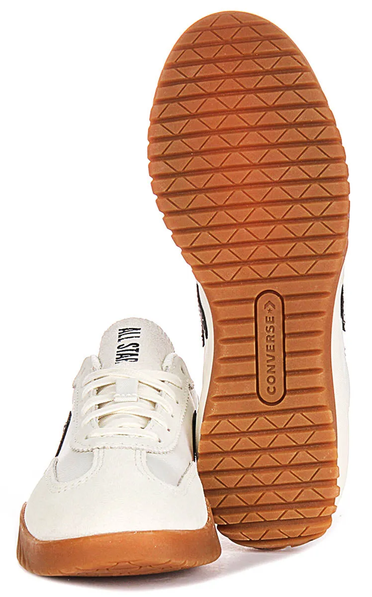 Converse Run Star Trainers A08262C In White Black Shoes Converse