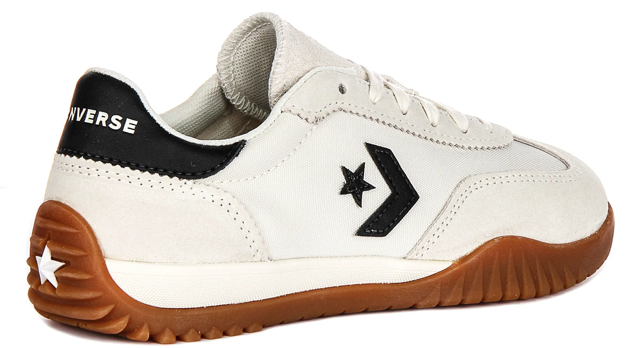 Converse Run Star Trainers A08262C In White Black Shoes Converse