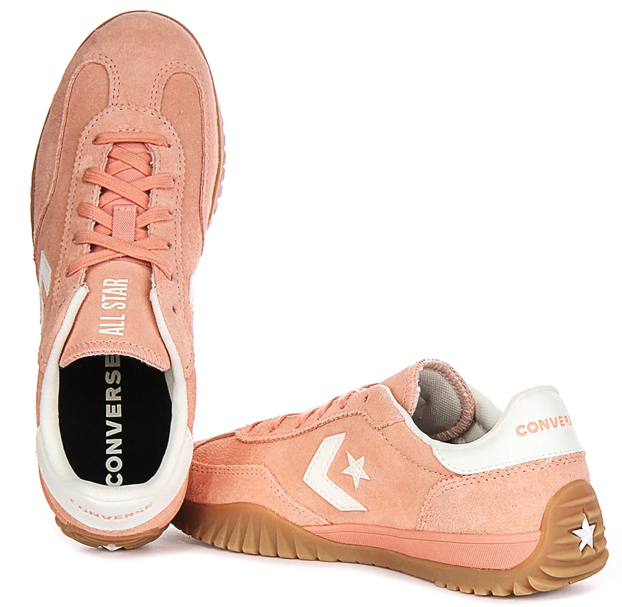 Converse Run Star Trainers A11506C In Pink White Shoes Converse