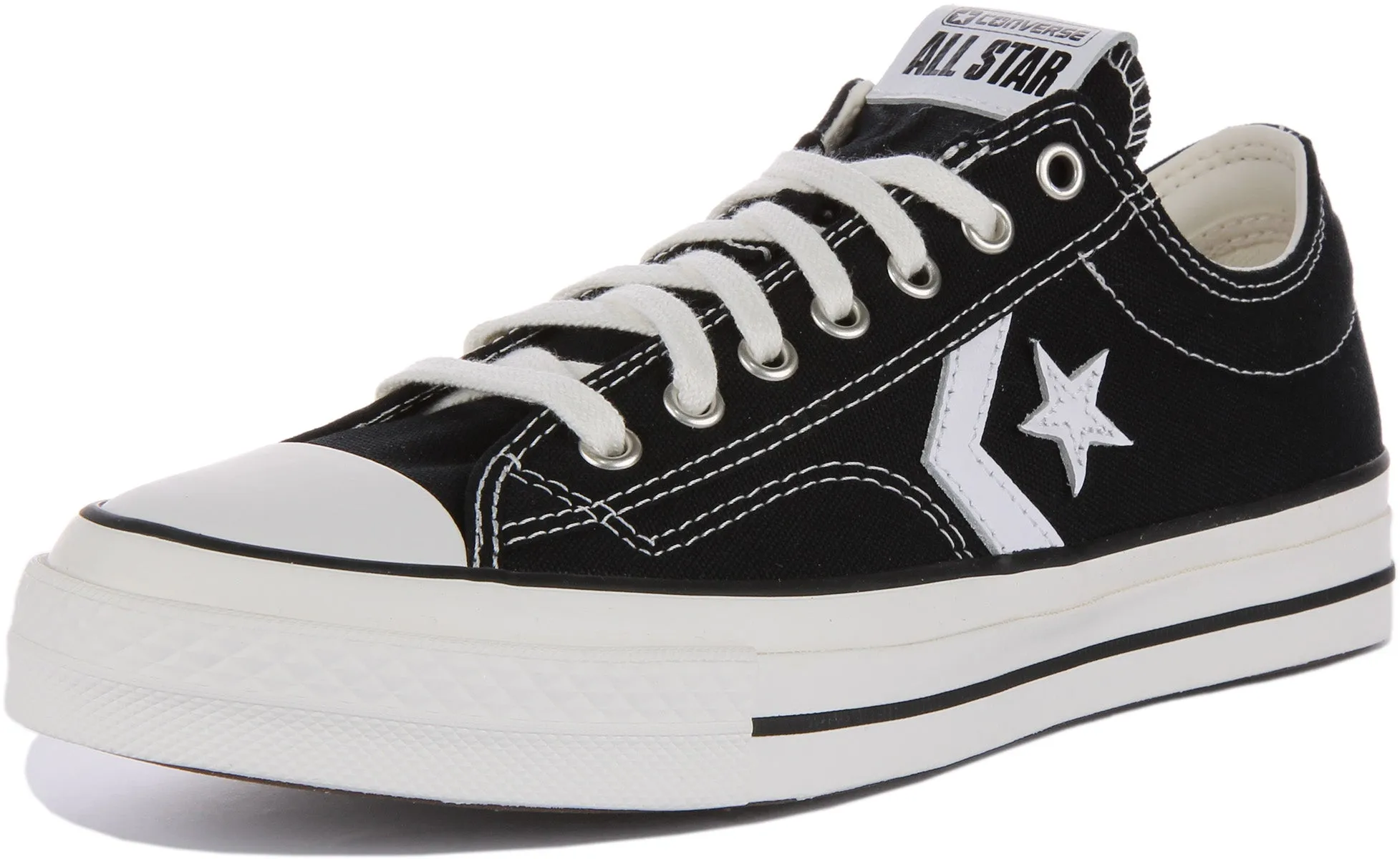 Converse Star Player 76 A01607C In Black White Shoes Converse