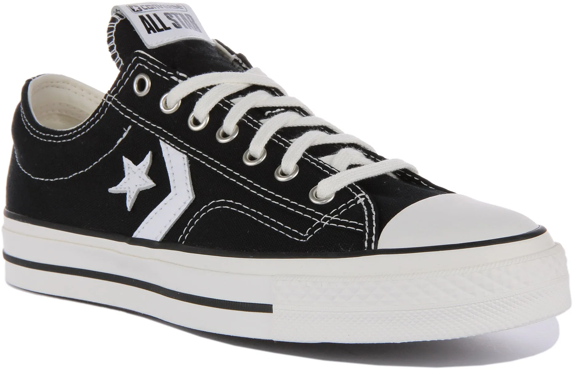 Converse Star Player 76 A01607C In Black White Shoes Converse