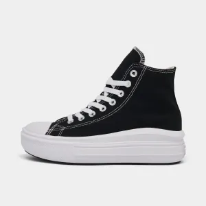 Converse Women's Chuck Taylor All Star Move Hi Black / Natural Ivory - White Converse Shoes