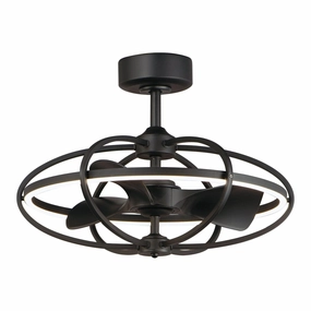 Corona Fandelight ceiling fans with integrated LED lighting