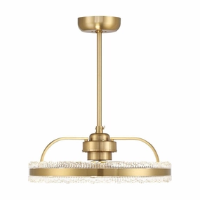 Corona LED Fan D'Lier ceiling fans with integrated LED lighting