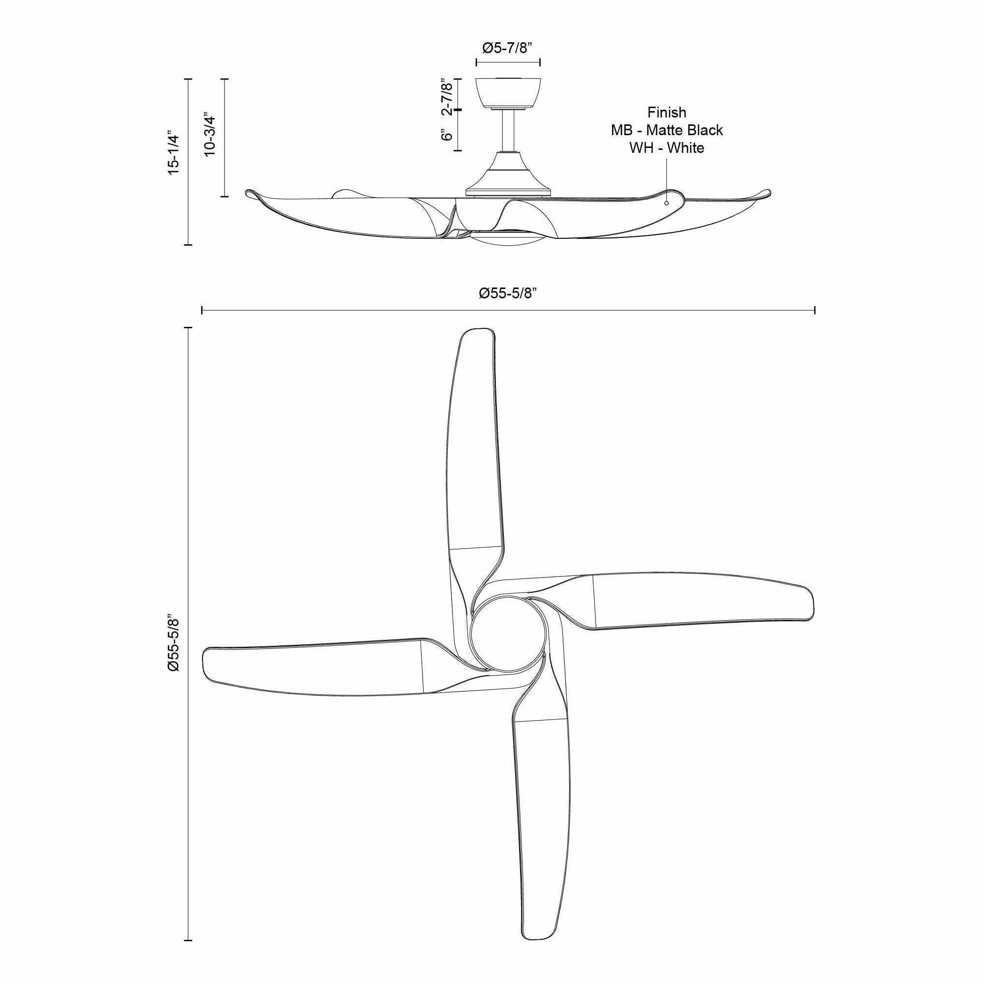 Coronado 56" Ceiling Fan