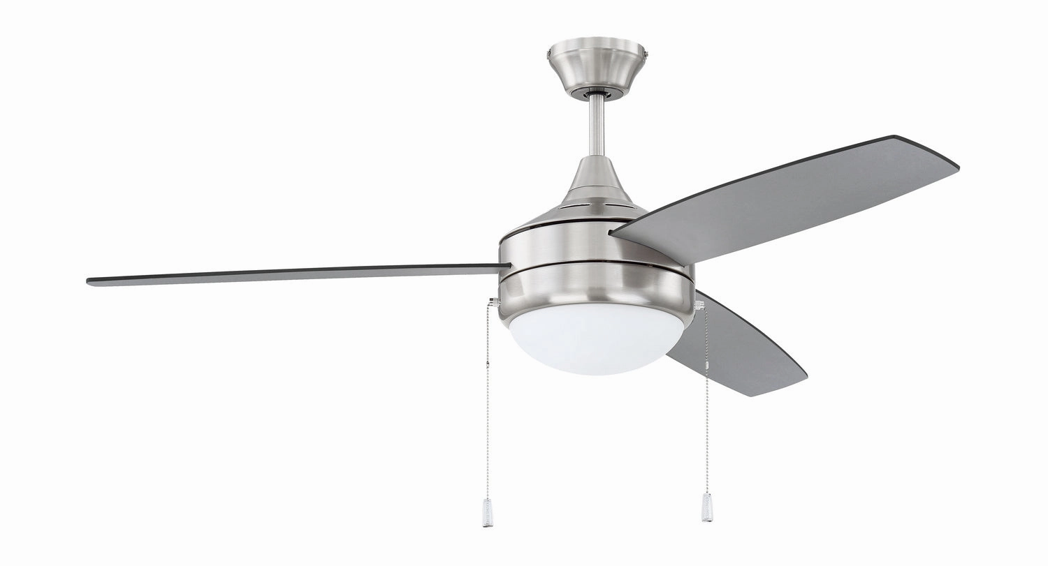 Craft Phaze Energy Star 3 Blade 52" Pull Chain DC Ceiling Fan with LED Light