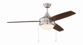Craft Phaze Energy Star 3 Blade 52" Pull Chain DC Ceiling Fan with LED Light Ceiling fan with adjustable speed settings
