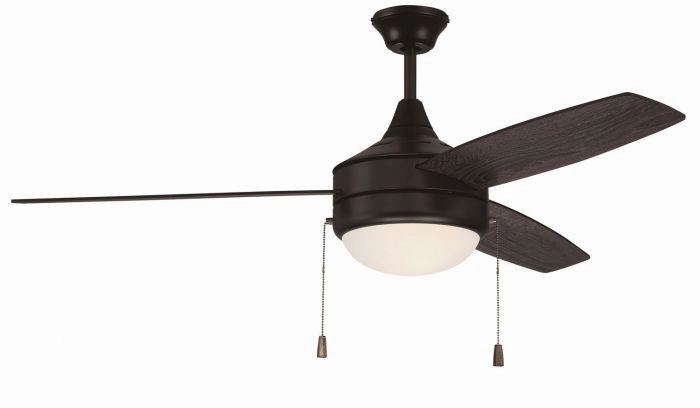 Craft Phaze Energy Star 3 Blade 52" Pull Chain DC Ceiling Fan with LED Light