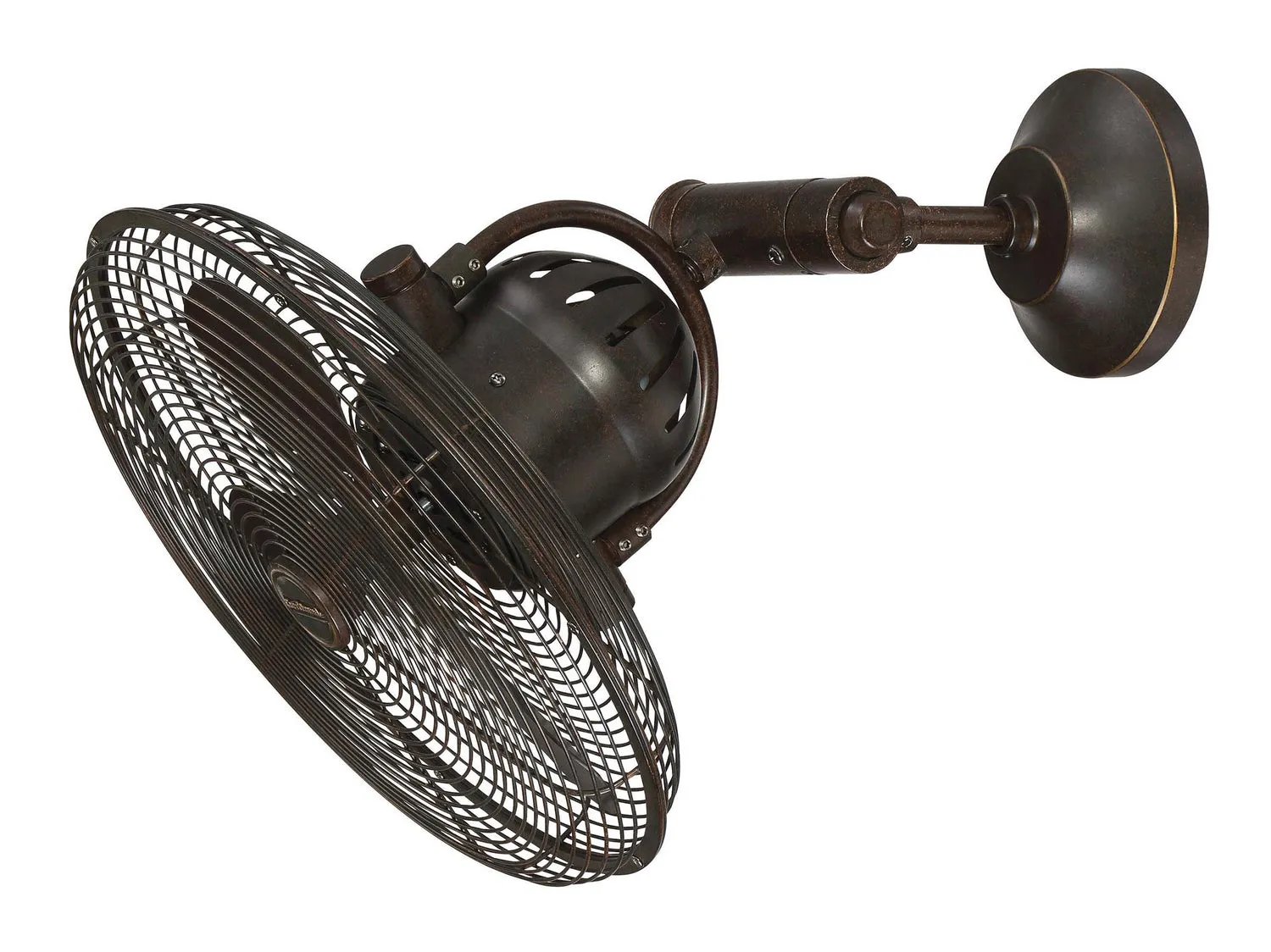 Craftmade Bellows IV 14" Hard Wired Oscillating Wall Fan with Wall Control