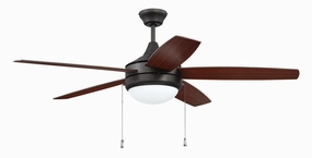 Craftmade 52"Ceiling Fan Ceiling fan with adjustable speed settings