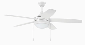 Craftmade 52"Ceiling Fan Ceiling fan with adjustable speed settings