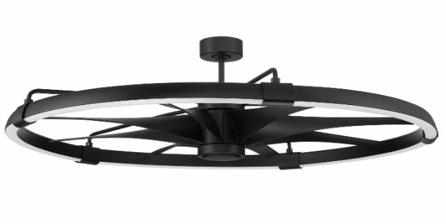 Craftmade Axel 57" DC Ceiling Fan with 35W LED and Remote compact indoor fans for apartment use