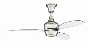 Craftmade Bordeaux 52" Ceiling Fan with 17W Dimmable LED and Wall Control Ceiling fan with adjustable speed settings