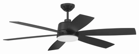 Craftmade Hogan | Outdoor Ceiling Fan with 18W LED & Remote/WiFi Energy-efficient ceiling fan with remote