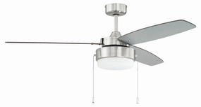 Craftmade Intrepid 52" Pull Chain Ceiling Fan with 9W LED Light Ceiling fan with adjustable speed settings