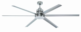 Craftmade Mondo 72" Indoor/Outdoor DC Ceiling Fan with Remote and Wall Control Ceiling fan with adjustable speed settings