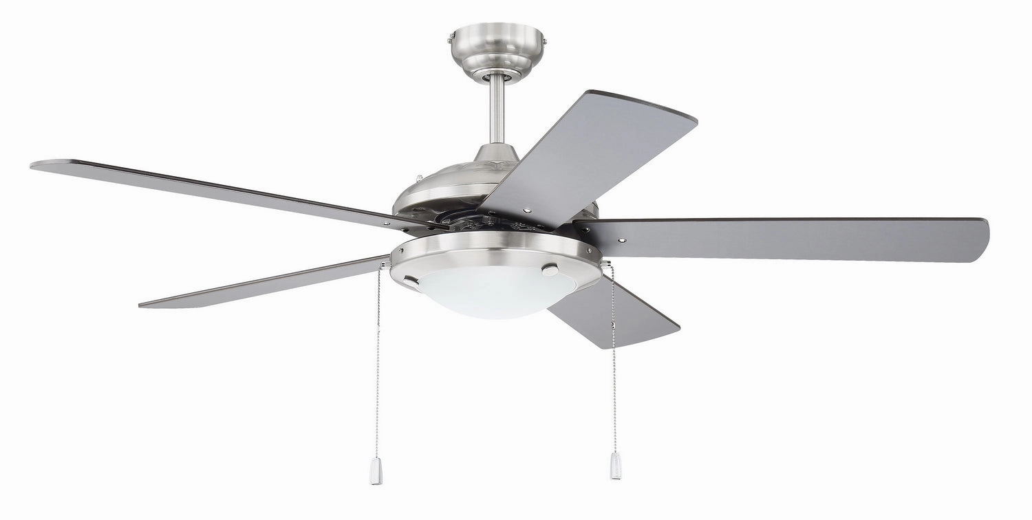 Craftmade Nikia 52" Indoor/Outdoor Pull Chain Ceiling Fan with Dimmable LED Light adjustable indoor fans for better cooling