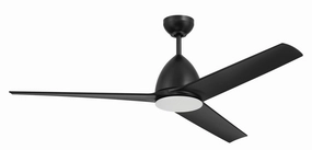 Craftmade Nitro 54" Outdoor Ceiling Fan with 22W LED and Wall plus Remote Control Ceiling fan with adjustable speed settings