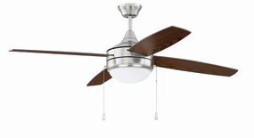 Craftmade Phaze 4 Blade 52" Pull Chain AC Ceiling Fan with LED Light Ceiling fan with adjustable speed settings